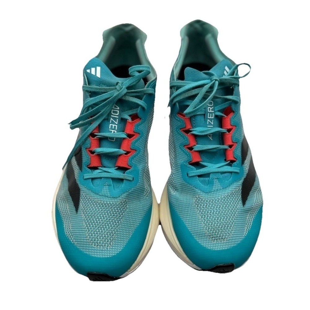 Adidas Adizero Boston 12 Men's‎ Size 10.5 Teal Running Shoes Lightweight Trainer